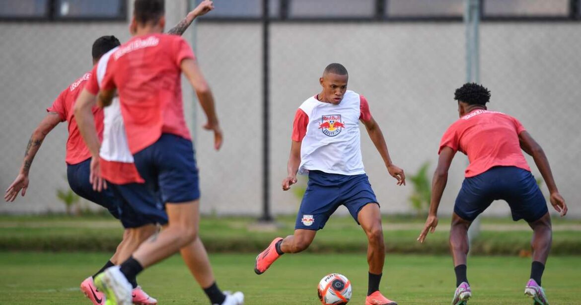 Bragantino realiza el último entrenamiento antes del pamemirus cara a cara